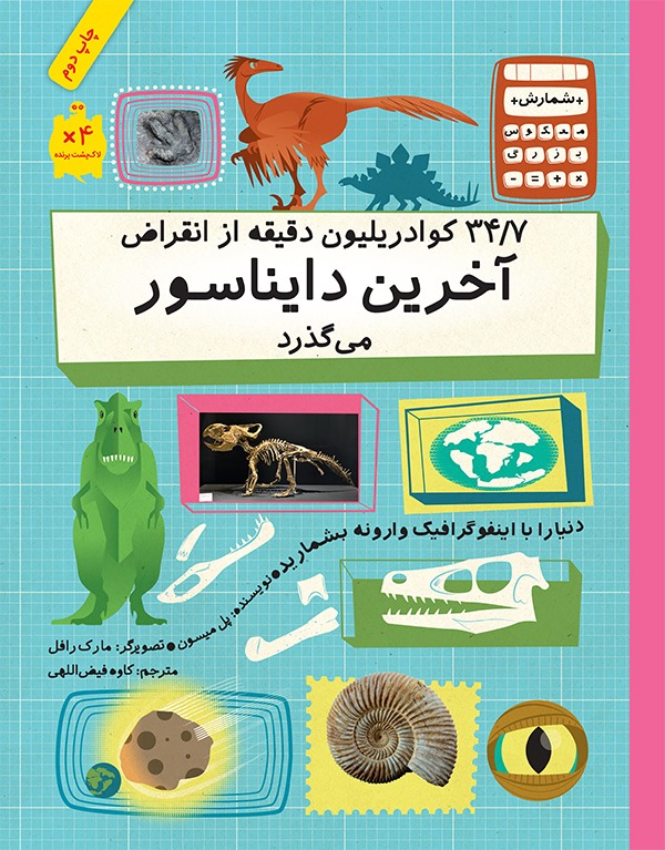 ۳۴/۷ کوادریلیون دقیقه از انقراض آخرین دایناسور میگذرد